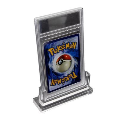 China Trading Card Factory Wholesale Clear Acrylic PSA Rated Card Display Card Holder Display For Sports Card for sale