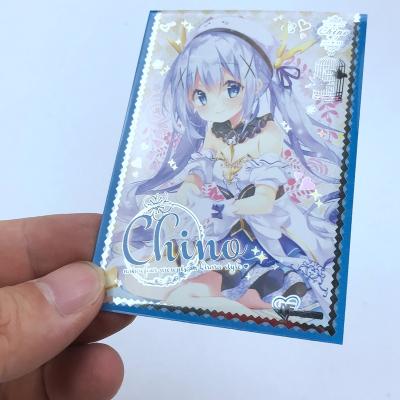 China Anime Art Picture Printed Card Sleeves High Quality Amazon Custom Card Trade Sleeve New for sale