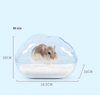 China Hot Selling Viable United States Hamster Zoog Bathroom Hamster Toilet Large Transparent Hamster Small Accessory Bathroom for sale