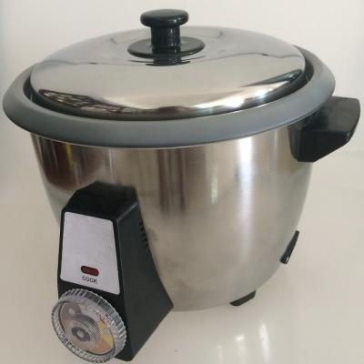 China Crispy Make OEM Stainless Steel Housing Drum Shape Small Size Rice Cooker for sale