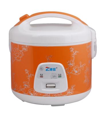 China Household Househole Orange Color Cylinder Electronic Rice Rooker for sale