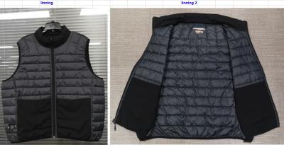 Chine Réchauffeur de corps de décolleur d'Autumn Winter Mens Black Padded Gilet à vendre