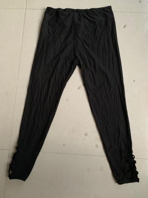 Cina Elastam atletico di Jeggings 10% di yoga delle signore di usura di yoga del nero di Stockpapa in vendita