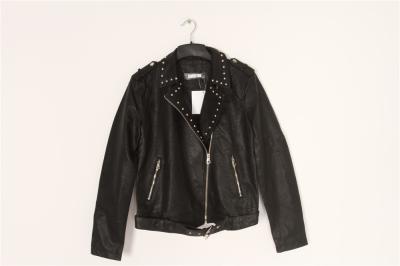 China Punk Ladies Cool Leather Jacket for sale