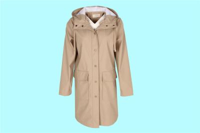 Chine Manteau de cuir d'unité centrale de l'aplet des femmes occasionnelles de longue douille à vendre