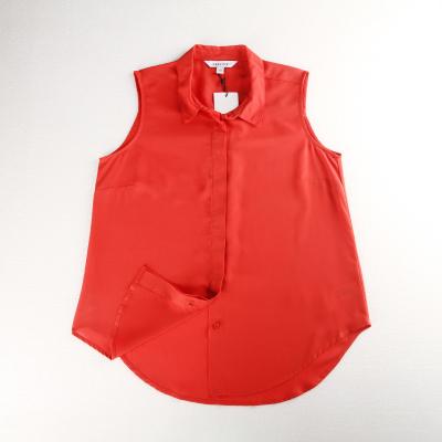 China Solid Color Polyester Women'S Casual Vest Tops for sale