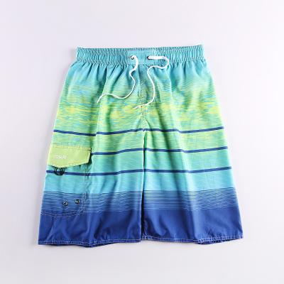 China Stockpapa 100% Polyester Mens Striped Board Shorts for sale