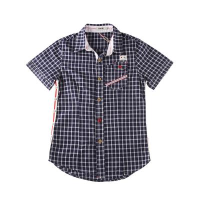 China Boy'S 100% Cotton Casual Shirts 4 14y Size Stockpapa for sale