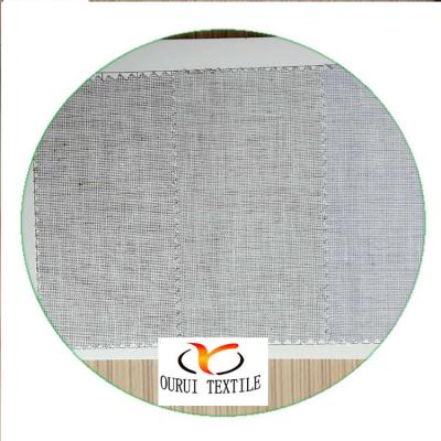 China 100% polyester borg fabric grounding sinamay fabric for sale