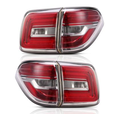 China PC+ABS+PMMA Red&Smoke Taillights Tinted Rear Lamps Assembly Wholesale 2008-UP Y62 Patrol Tail Lights for sale