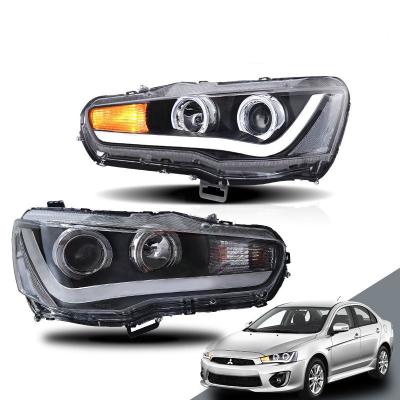 China Turn Signal Factory Sequential Taillights&headlamp Car Set For Mitsubishi Lancer EVO 2008-2017 Plug And Play LED Tail Lights For Lancer EX Headlights for sale