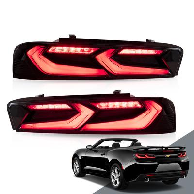 China PC+ABS+PMMA Factory LED Tail Lights 6th Gen With Car Sequential Taillights 2016 2017 2018 Rear Lamp For Chevrolet Camaro Car Lamps for sale