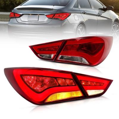 China PC+ABS+PMMA Auto Car Styling Accessories For 2010-2015 Sonata LED Tail Lamp Rear Rear Light Plug And Play for sale