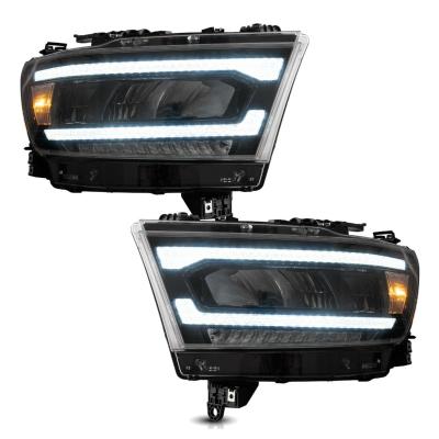 China Full LED 2020 2021 Sequential Factory Blinker Headlights Assembly 2019 With Sequential Blinker Front Lamp For Dodge Ram 1500 Head Lights for sale