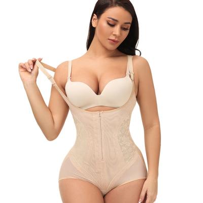 China Antibacterial Women Full Body Shapewear Butt Lifter Slimming Underwear Tummy Control Body Shaper Jumpsuit Corset for sale