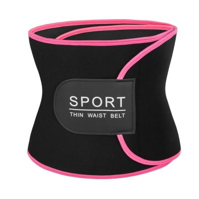 China Custom Breathable Unisex Slimming Belt Waist Trainer Sweat Sauna Waist Shaper Women's Body Shapers Plus Size for sale