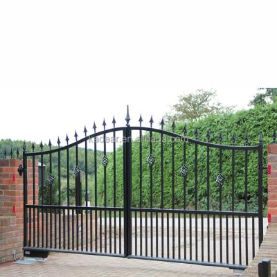 China House Front Driveway Gate Industrial Security Protection Beautiful for sale