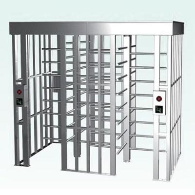 China Hot Selling 304 Stainless Steel Security Full Height Stainless Steel Entrance Turnstile Gate for sale