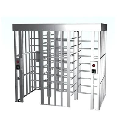 China 304 Stainless Steel Security Pad Full Height Mechanical Access Turnstile for sale