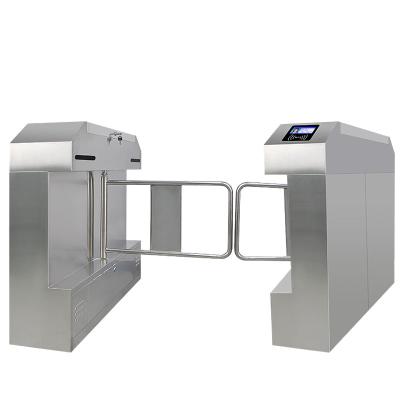 China Barrier Gate Reader OEM ODM RFID Swing Barrier Gate Access Control Entry Automatic Swing Barrier Gate for sale