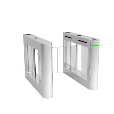 China Barrier Gate Reader Automation Barrier Flap Turnstile Gate with RFID Reader Access Control System Security for Tourist Office for sale