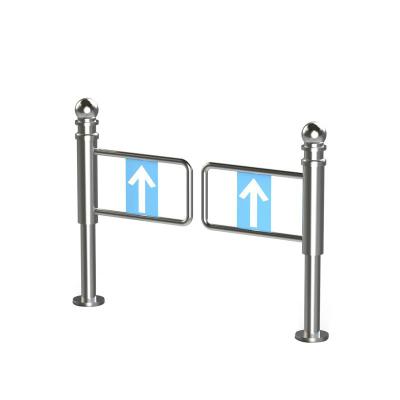 China Automatic Electric Barrier Gate Reader Supermarket Entrance Gate Swing Barrier Gate Access Control System For Musem for sale