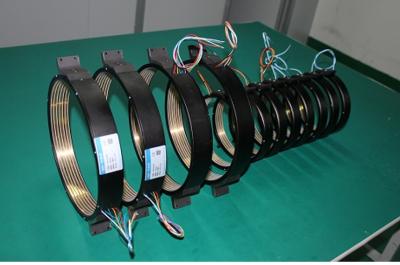 China Edel metaal contact elektrische motor slip ring 9 circuits verzenden 10A per draad Te koop