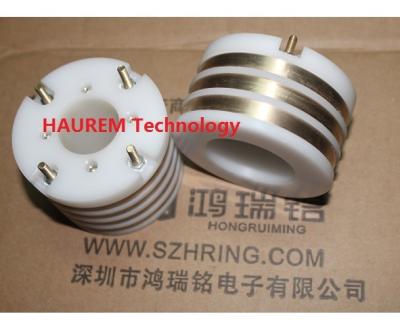 China Edelmetalen contact gescheiden slip ring elektrische motor 7 circuits verzenden 5A per draad Te koop