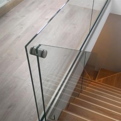 China Modern Aluminum Glass Balcony Railing Frameless Glass Railing For Villa for sale