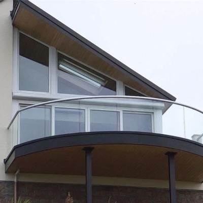 China Modern New Design Balcony Railing Glass Balcony Railings With U Channel for sale