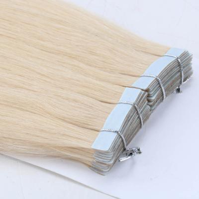 China Wholesale Silky Straight 12A Remy Tape Hair Extensions Good Quality Russian Wave Tape In Virgin Human Hair Tape In Hair Extensions for sale