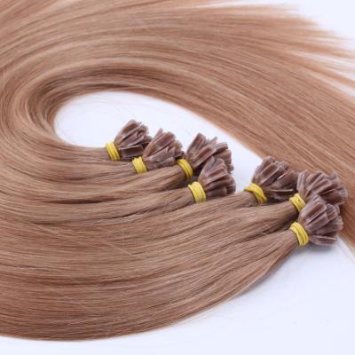 China Virgin Remy Human Hair Extensions American Virgin Keratin Glue Link U Tip Stick Hair Cuticle Aligned Silky Straight Full Wave 100% for sale