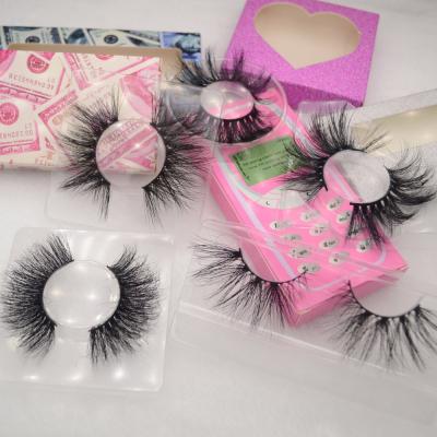 China Luxury Free Long/Thick/Cross Magicbee 8D Mink Lashes 25MM Strip Cruelty Free Mink Lashes Wholesale Mink Lashes With Own Brand Logo for sale