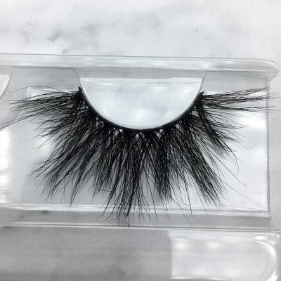 China Free Sample 100% Handmade Dramatic Mink Lashes 25 Mm 5d Fluffy Long/Thick/Cross Mink Lashes Real Fur Eye Lashes Wholesale Seller for sale