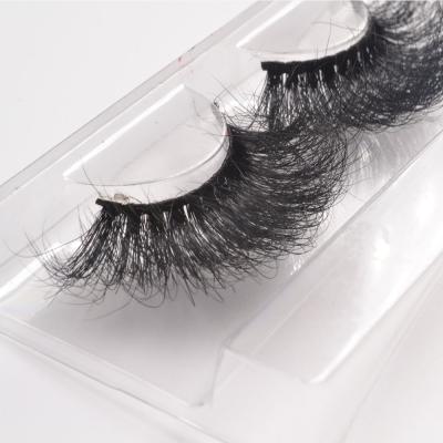 China Factory Wholesale Price 25mm Long Real Siberian Mink Lashes 25mm Lashes 8D Natural Mink Lashes With Customizing Own Brand Box for sale