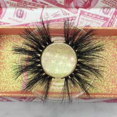 China 100% Siberian Luxury Hair Free Long/Thick/Cross Hair Cruelty Free 25mm 3d Mink Eyelashes Fluffy Strip Mink Factory for sale