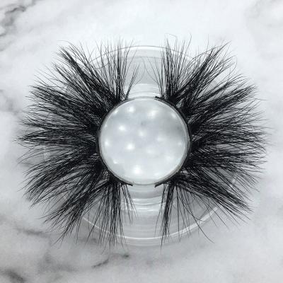 China Free Siberian Long/Thick/Cross 25mm Mink Lashes Private Label 3d Mink Lashes High Quality Fluffy Cross Cruelty Mink Lashes for sale