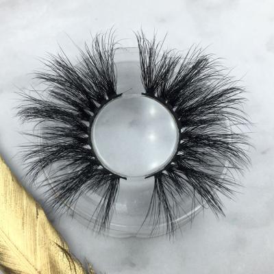 China Long/Thick/Cross Strip Magicbee full lashes 25mm mink 3d eyelashes seller Siberian mink 25mm eyelash wholesaler lashes3d for sale