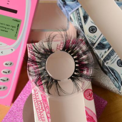 China Long/Thick/Cross Clean Soft Lashes 5D Mink Eyelashes Strip Mink Lashes Vendor 25mm Thick Dramatic Eyelash Brand Long Full for sale