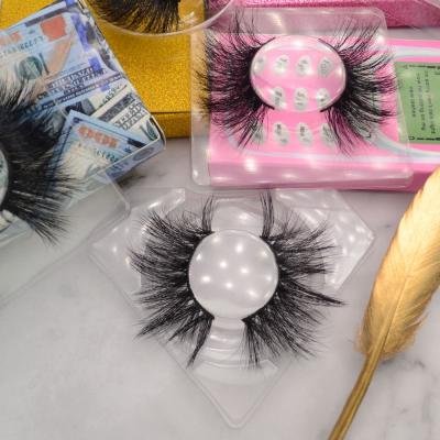 China Long/Thick/Cross True Siberian Wholesale Mink Strip Lashes Private Label bundling 5D 25MM Fluffy Strip Mink Eyelashes for sale