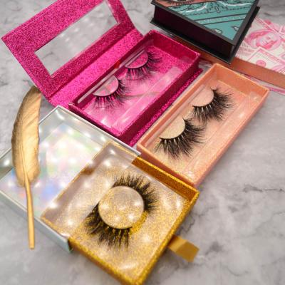 China 16mm-20mm thick/crisscross hot selling high quality eye lash Siberian 5d mink lashes your own logo eyelash vendor for sale