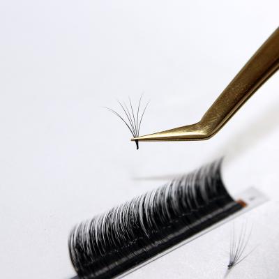 China Full Volume Eyelash Extensions Supplies Easy Fanning Blossoming Matte Black Lash Extensions Premium Supplies for sale