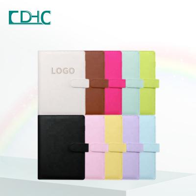 China Wholesale PU A6 Macaron Spiral Binder Business.office.gift.promotion Notebook Leather Cover Planner Diary Business Binder With 6 Rings for sale