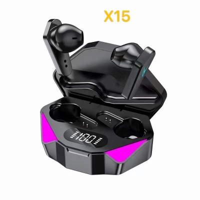 China X15 Headphones In-Ear Gaming Headphones Digital Display Real Wireless In-Ear Bursting Mini TWS Sports Stereo Touch for sale