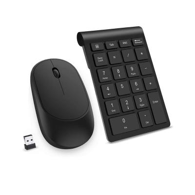 China Nergy-saving and Power-saving: Portable 2.4G Wireless Combo Ultra Thin Number Pad and Mouse Number Pad and Mouse for Laptop Computer for sale