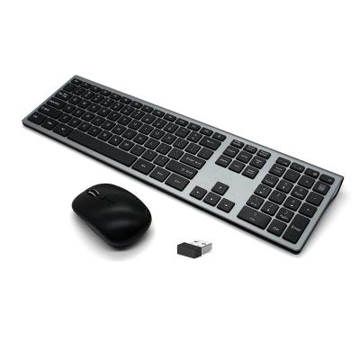 China For Home Office Supper Slim Portable Ergonomic Wireless Mouse And Keyboard Set 2.4ghz For Office for sale