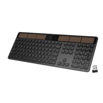 China Adjustable Ergonomic Magic Wireless Normal Solar Charging Spanish Wireless Keyboard For Latop for sale