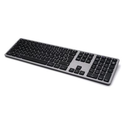 China 68% Free Samples Wireless Rechargeable English QWERTY Movie Multi Switch Device BT Wireless Keyboard For PC for sale