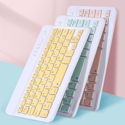 China For Ministry Of Interior Pink Mini Cute Rechargeable Wireless Keyboard And Mouse Combo For Tablet for sale