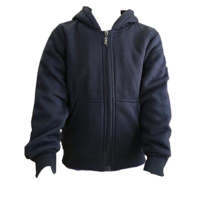 China Style Boys Fleece Jacket Breathable Basic Sherpa Striping Hoodie Jacket for sale